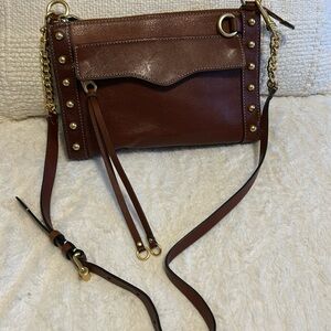 Rebecca Minkoff M.A.B. Brown studded leather